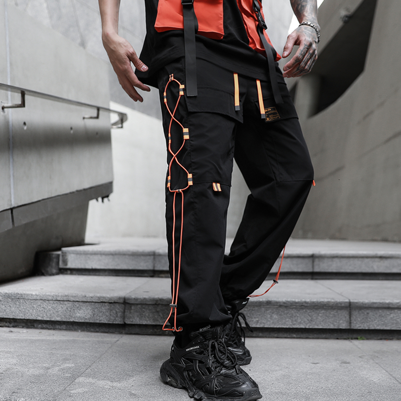 2021 New Male Fashion Cargo Pants Black Streetwear Hip Hop Sweatpants Hallways Elastic Waistband Harem Merv
2021 New Male Fashion Cargo Pants Black Streetwear Hip Hop Sweatpants Hallways Elastic Waistband Harem Merv