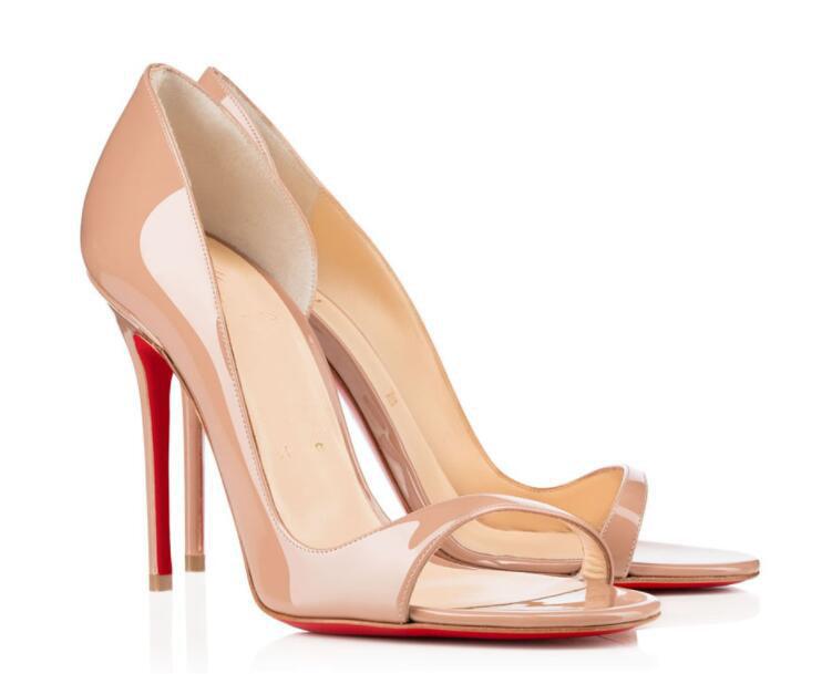 2021S/S Women Sandals Red Bottom Toboggan Patent Leather High Heels Party Wedding Bridals High Quality Summer Ladies Sandals EU35-43, Black
2021S/S Women Sandals Red Bottom Toboggan Patent Leather High Heels Party Wedding Bridals High Quality Summer Ladies Sandals EU35-43, Black