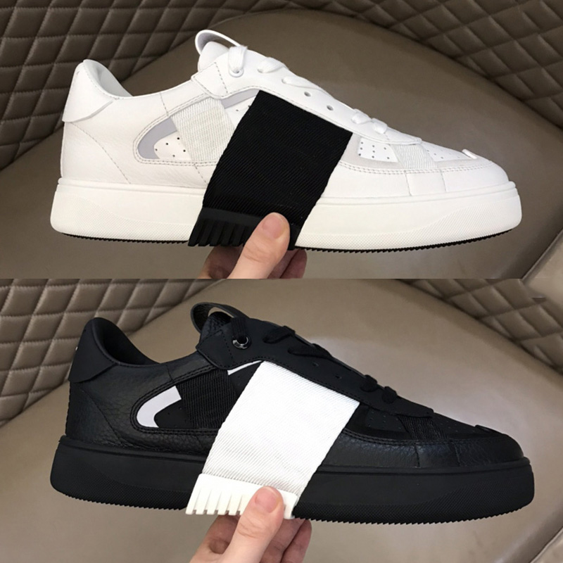Low Top Sneaker With Bands Casual Shoes Man Woman Design Shoe Mens Platform Trainer White Black Blue Leather Seven Bands Rubber Sole
Low Top Sneaker With Bands Casual Shoes Man Woman Design Shoe Mens Platform Trainer White Black Blue Leather Seven Bands Rubber Sole