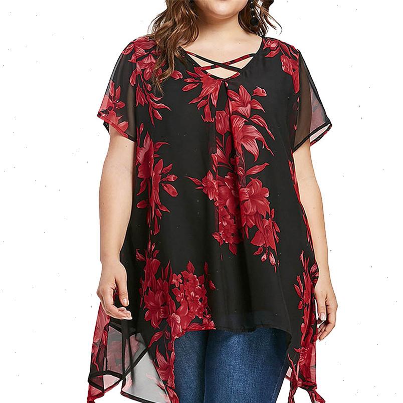 Womens shirts Large Sizes Criss Cross Double Chiffon Print Short Sleeve Shirt Tops Womens Shirts For Parties Blouse Clothing, White
Womens shirts Large Sizes Criss Cross Double Chiffon Print Short Sleeve Shirt Tops Womens Shirts For Parties Blouse Clothing, White