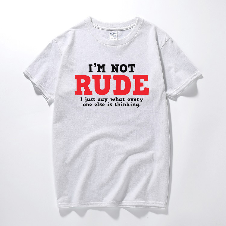 Rude Thinking Sarcastic T-Shirt Cool Adult Novelty Gift Idea Humor Funny tshirts summer top t shirt Cotton short sleeve camiseta T200516