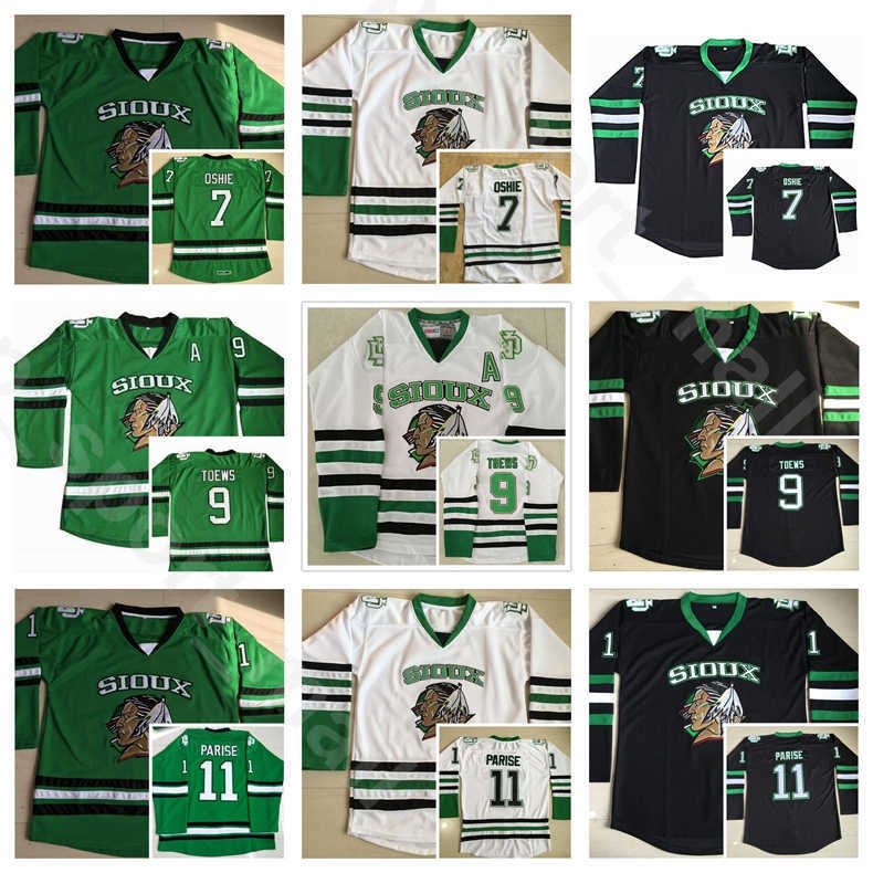 North Dakota Fighting Sioux Jerseyss Vintage College 9 Jonathan Toews 11 Zach Parise 7 TJ Oshie Ice Hockey Home Black Green White Away, Blank green 
North Dakota Fighting Sioux Jerseyss Vintage College 9 Jonathan Toews 11 Zach Parise 7 TJ Oshie Ice Hockey Home Black Green White Away, Blank green