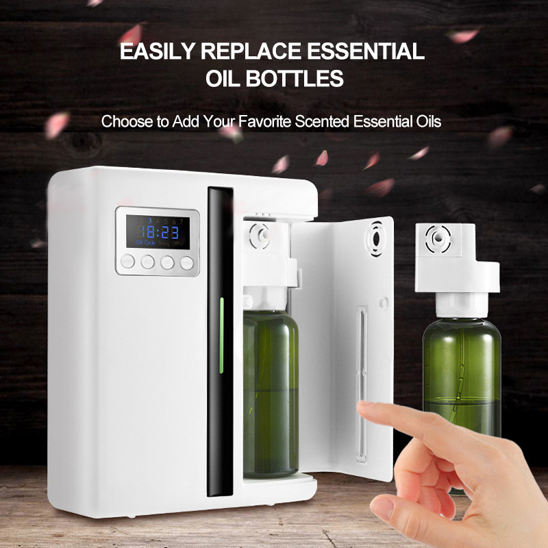 Intelligent Aroma Fragrance Machine Essential Oil Aroma Diffuser Setting Timing for Home el Office with 160ml Bottle Y2004166602923