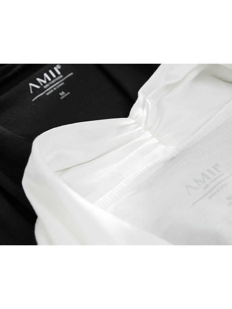 Minimalism Spring Women's Blouse Causal Solid Vneck Modal Loose Female Tshirt Offical Lady Shirt Tops 12140368 210527