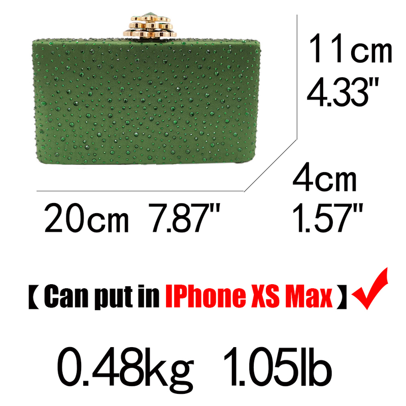 Boutique De FGG Champagne Women Crystal Clutch Evening Bags Wedding Party Rosegold Handbags Bridal Purses Bag 220211