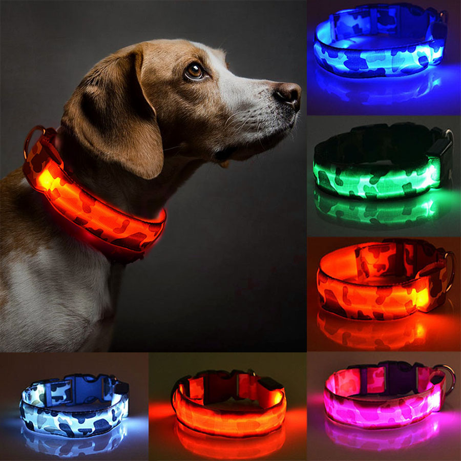 LED Dog Collar Luminous Pet Products Safety Camouflage Stylish Flashing Glow Necklace Pet Accessories
LED Dog Collar Luminous Pet Products Safety Camouflage Stylish Flashing Glow Necklace Pet Accessories