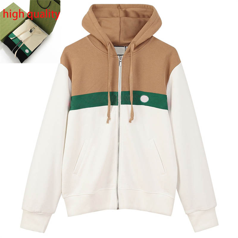 Luxurys Men Women Sweatshirts Contrast Color Zipper Cardigan Jacket Letter Symbol High Quality Unisex Hoodies Size -2XL, Make up for price
Luxurys Men Women Sweatshirts Contrast Color Zipper Cardigan Jacket Letter Symbol High Quality Unisex Hoodies Size -2XL, Make up for price