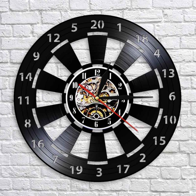 Creative Darts Board Fashion CD Record Clock 3D Ornament Gift Hanging Wall Clock Classic Room Decor Wall Art Watch
Creative Darts Board Fashion CD Record Clock 3D Ornament Gift Hanging Wall Clock Classic Room Decor Wall Art Watch