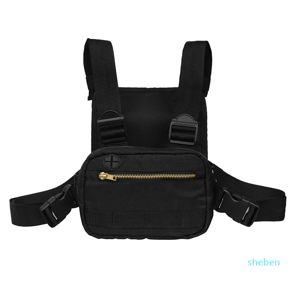 Running Chest Rig Bag Professional Men Sport Shoulder Bags Mobile Phone Holder Bag Case Outdoor Riding Bike Belt Chest Back Pack, Black color
Running Chest Rig Bag Professional Men Sport Shoulder Bags Mobile Phone Holder Bag Case Outdoor Riding Bike Belt Chest Back Pack, Black color