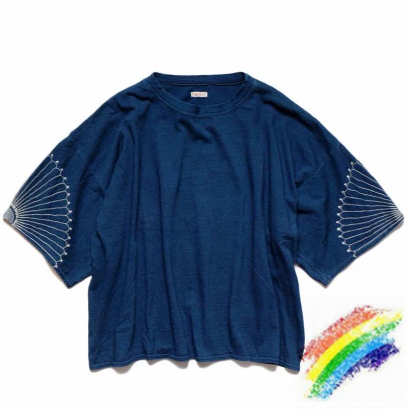 Embroidery pattern KAPITAL T-shirt Men Women Oversize streetwear T shirts KAPITAL Tees
Embroidery pattern KAPITAL T-shirt Men Women Oversize streetwear T shirts KAPITAL Tees