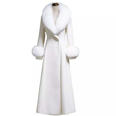 Plus size 3XL!White Woolen Coat Women Overcoat Korean Autumn Fur Collar Warm Long Wool Coat Fashion Winter Jacket Women
Plus size 3XL!White Woolen Coat Women Overcoat Korean Autumn Fur Collar Warm Long Wool Coat Fashion Winter Jacket Women