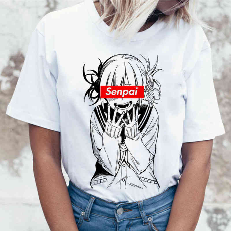 Anime My Hero Toga Himiko T-shirts Print Ladies T-shirt Ladies Casual Basic O Neck White Solid Shirt Short Sleeve Tee
Anime My Hero Toga Himiko T-shirts Print Ladies T-shirt Ladies Casual Basic O Neck White Solid Shirt Short Sleeve Tee