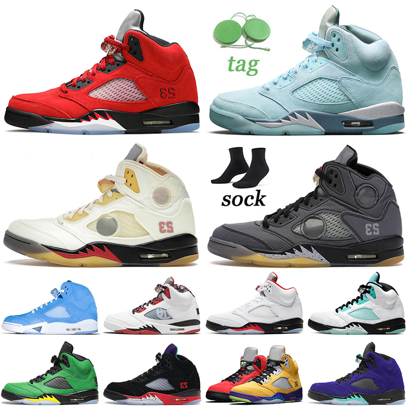 

Air Jordan 5 Retro Basketball Shoes Off Sail Black Muslin Raging Bull Bluebird UNC What The Alternate Grape Top 3 Quai 54 Fire Red White Mens Women Sneakers Trainers, D14 michigan 40-47.jpg