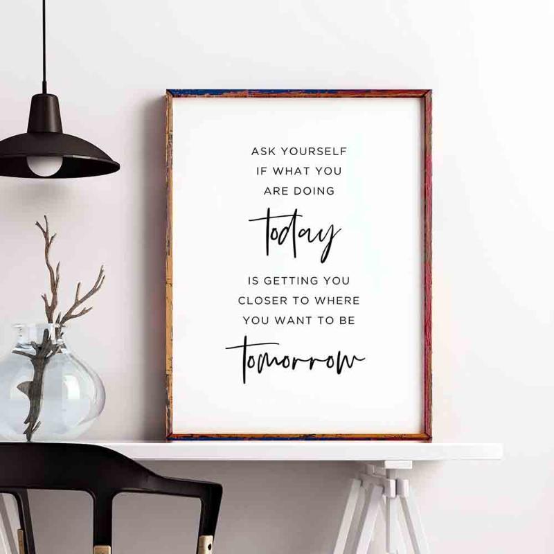 Vintage Botanical Natural Pampas Grass Art Print Poster Quotes Beige Canvas Painting Wall Picture For Living Room Home Decor