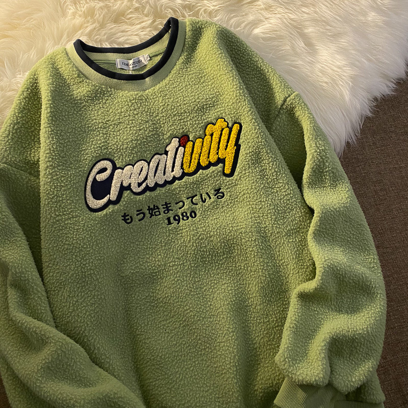2021 New Winter Women Fleece Hoodies Embroidery Letter Sweatshirt Warm Thick Veet Top Harajuku Vintage Oversized Teens Pullover Clk8, Green
2021 New Winter Women Fleece Hoodies Embroidery Letter Sweatshirt Warm Thick Veet Top Harajuku Vintage Oversized Teens Pullover Clk8, Green