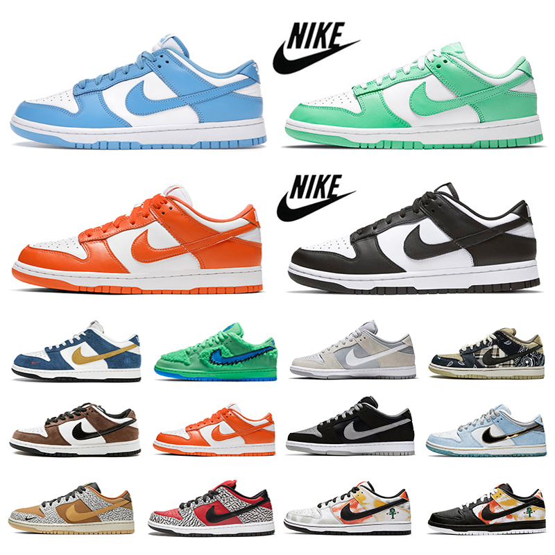 Sb dunk UNC coast low mens Casual shoes dunks platform shoe Trail End Laser Orange Syracuse Chicago Civilist black white Kentucky men women