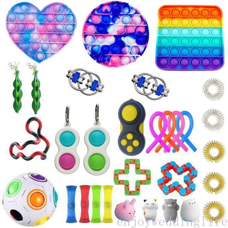 2021 Anti Stress Fidget Toys Set Stretchy Strings Pop It Popit Gift Pack Adults Children Squishy Sensory Antistress Relief Figet Toys
2021 Anti Stress Fidget Toys Set Stretchy Strings Pop It Popit Gift Pack Adults Children Squishy Sensory Antistress Relief Figet Toys