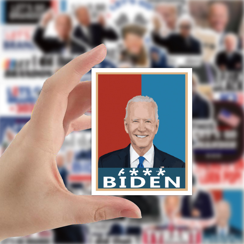 Waterproof Luggage Sticker 50pcs/Set I Did That Joe Biden Cartoon Funny Graffiti Stickers For Laptop Diy Case Car Skateboard Helmet Motorcycle Home De