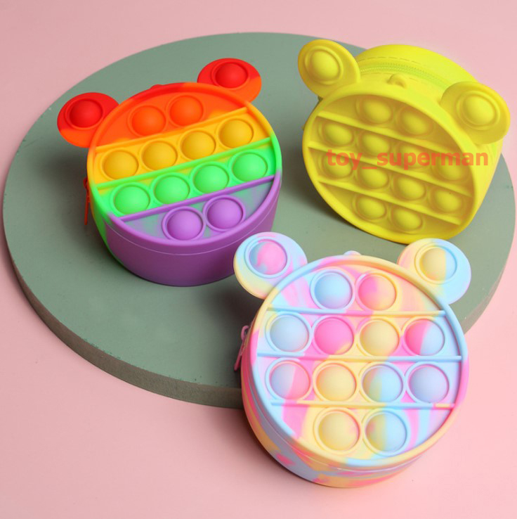 Fidget Toys Coins Purse Colorful Push Bubble Sensory Squishy Stress Reliever Autism Needs Anti-stress Rainbow Adult Toy small bags For Children
Fidget Toys Coins Purse Colorful Push Bubble Sensory Squishy Stress Reliever Autism Needs Anti-stress Rainbow Adult Toy small bags For Children