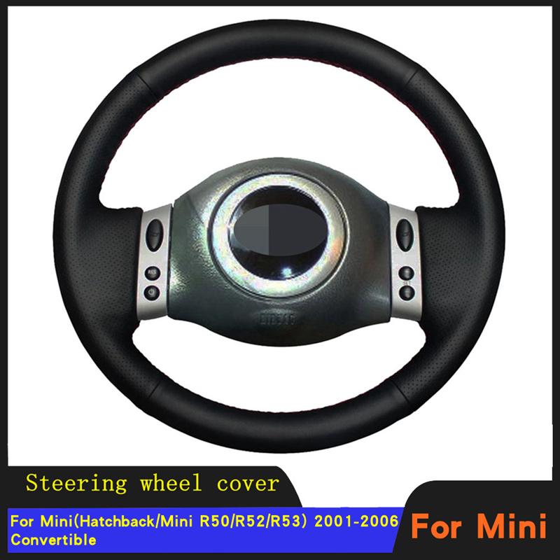 Steering Wheel Covers Car Cover Braid Wearable Genuine Leather For Mini(Hatchback/Mini R50/R52/R53) 2001-2006 Convertible 2004-2008
Steering Wheel Covers Car Cover Braid Wearable Genuine Leather For Mini(Hatchback/Mini R50/R52/R53) 2001-2006 Convertible 2004-2008