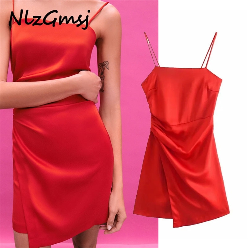 Dres Summer Style Women' Fashion Sexy Temperament Sling Fold Decoration Mini 05 210628, As picture
Dres Summer Style Women' Fashion Sexy Temperament Sling Fold Decoration Mini 05 210628, As picture