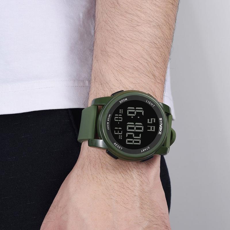 Wristwatches Famous Watch Waterproof Luminous Sensor Led Digital Electronic Watches Luxury Outdoor Military Stopwatch Montre Homme Relogio, Slivery;brown
Wristwatches Famous Watch Waterproof Luminous Sensor Led Digital Electronic Watches Luxury Outdoor Military Stopwatch Montre Homme Relogio, Slivery;brown