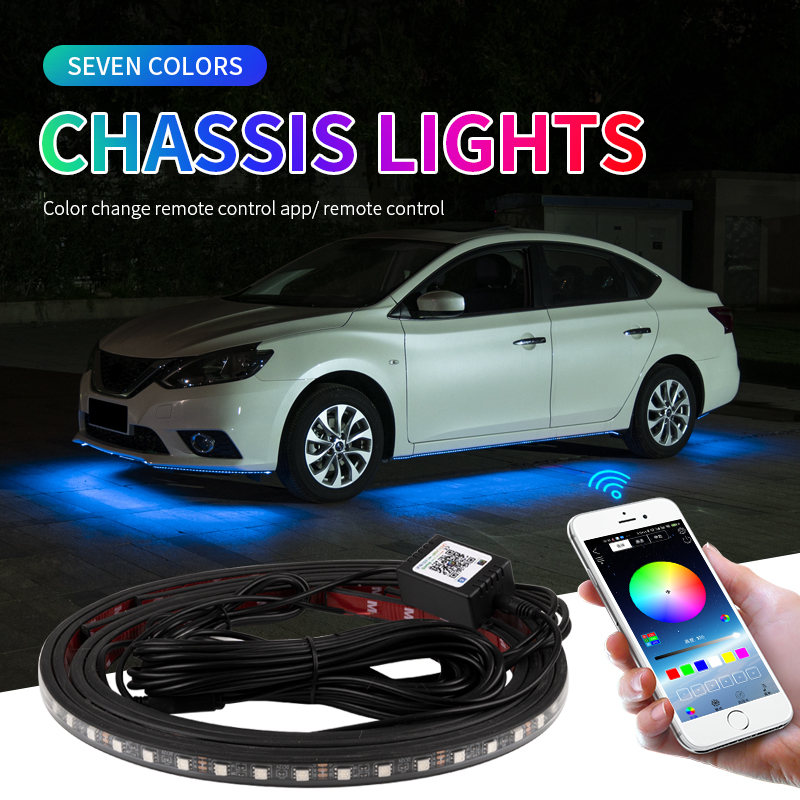 Car Underglow LED Light Strip Remote /APP RGB Waterproof Neon Underbody Ambient Lights Backlight Decorative Atmosphere Lamp 12V
Car Underglow LED Light Strip Remote /APP RGB Waterproof Neon Underbody Ambient Lights Backlight Decorative Atmosphere Lamp 12V