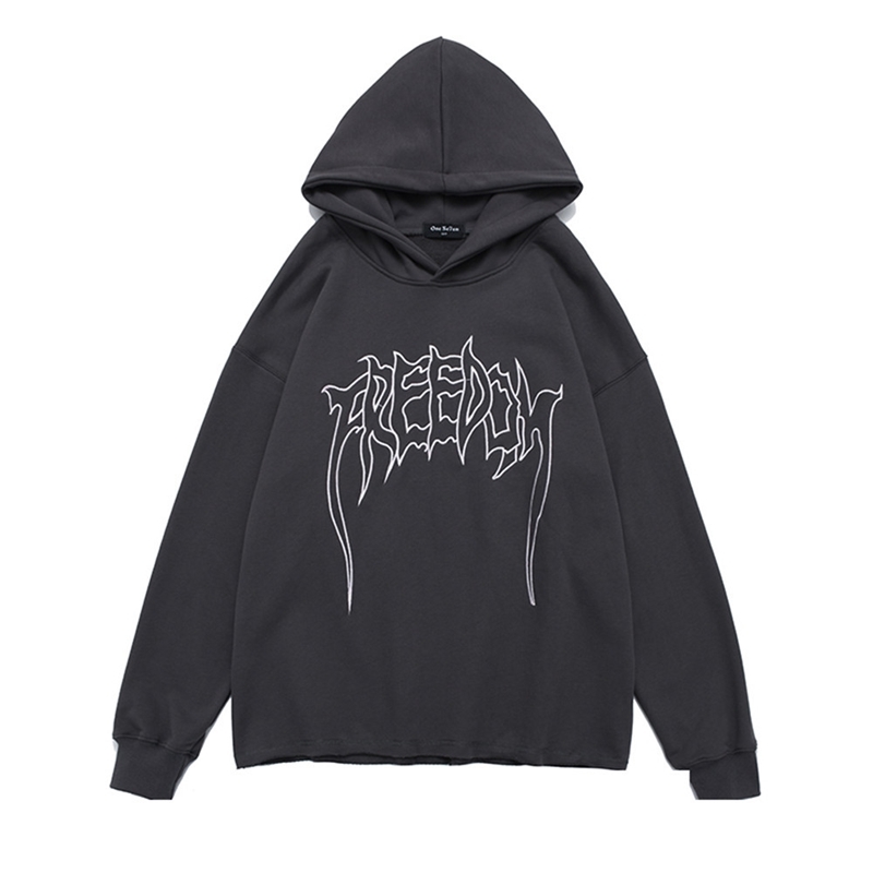 Letter embroidered burr men's street fashion brand loose long sleeve BF style Pullover Hoodie, Gray
Letter embroidered burr men's street fashion brand loose long sleeve BF style Pullover Hoodie, Gray