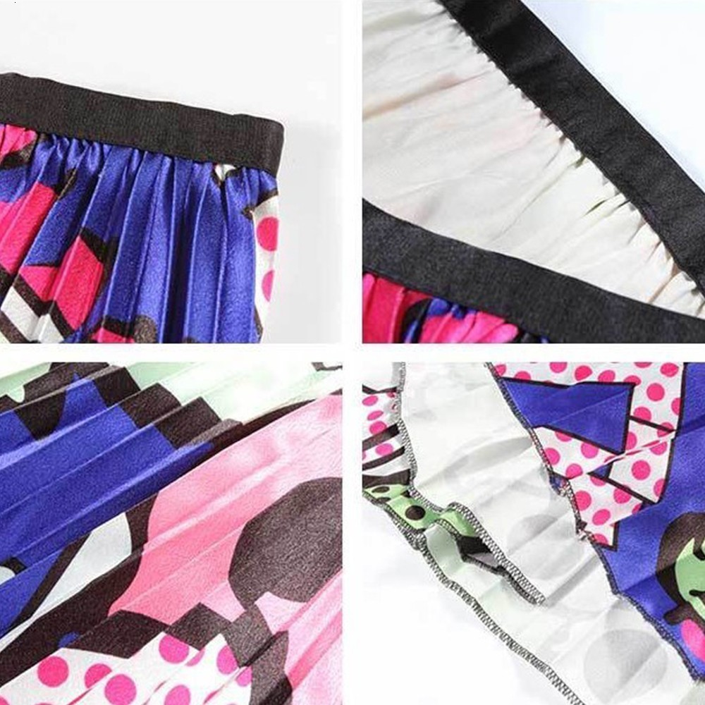 2021 New Women Fahsion Cartoon Pattern Pleated Summer High Waist Casual Chiffon Midi Shirts Plus Size A-line Skirts Mqh4
2021 New Women Fahsion Cartoon Pattern Pleated Summer High Waist Casual Chiffon Midi Shirts Plus Size A-line Skirts Mqh4