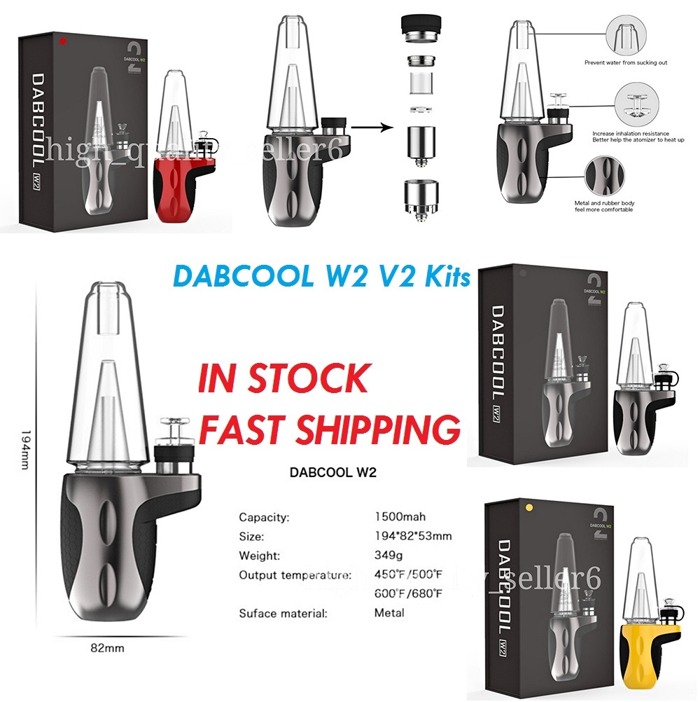 DABCOOL W2 V2 Enail Kits E-cigarette 1500mAh Battery VAPORIZER MODHookah Wax Concentrate Shatter Budder Dab Rig Vape Kit 4 Heat Settings 100
DABCOOL W2 V2 Enail Kits E-cigarette 1500mAh Battery VAPORIZER MODHookah Wax Concentrate Shatter Budder Dab Rig Vape Kit 4 Heat Settings 100