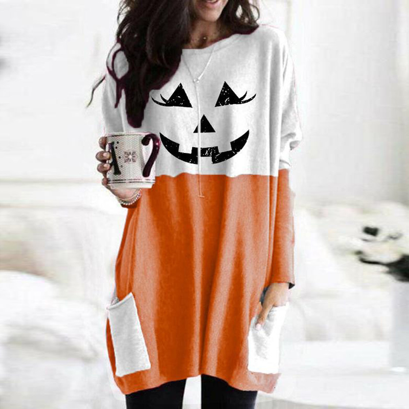 2021 New Winter Spring Women Plus Sizes Large Loose Pumpkin Face Print Halloween Clothes Shirts Tops Long Sleeve Pullover Lty6, Red
2021 New Winter Spring Women Plus Sizes Large Loose Pumpkin Face Print Halloween Clothes Shirts Tops Long Sleeve Pullover Lty6, Red