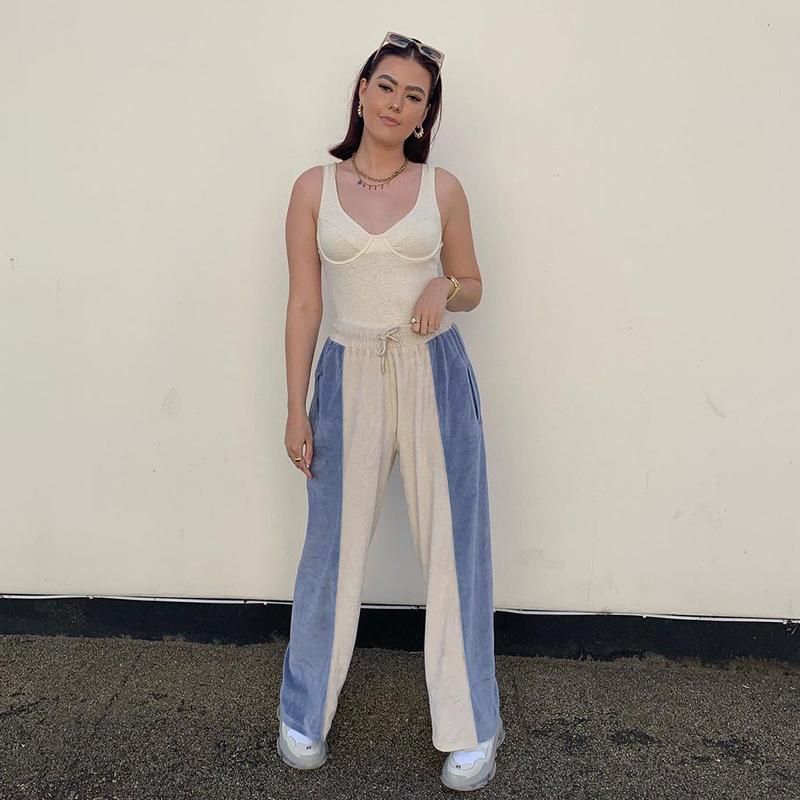 Women's Pants & Capris JIAK Letter Embroidery Velvet Y2K Women Patchwork Casual Fitness High Waist Trousers Skinny Streetwear Wide Bottoms, Black;white
Women's Pants & Capris JIAK Letter Embroidery Velvet Y2K Women Patchwork Casual Fitness High Waist Trousers Skinny Streetwear Wide Bottoms, Black;white