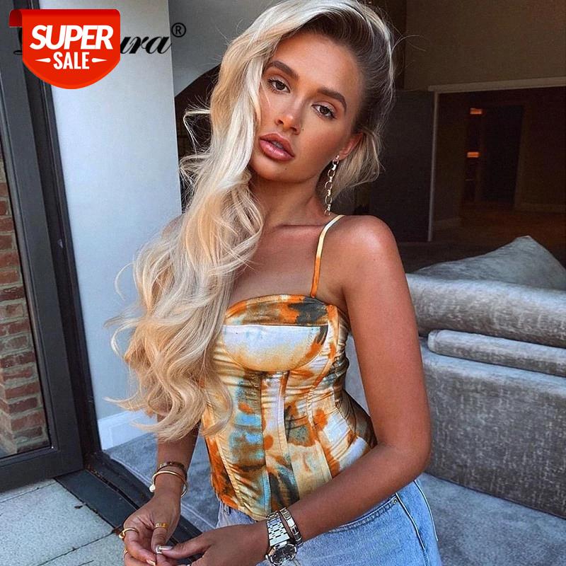 Dulzura tie dye women corset top crops strap camis zipper patchwork bodycon sexy streetwear elegant party 2020 autumn winter #KW2T, White
Dulzura tie dye women corset top crops strap camis zipper patchwork bodycon sexy streetwear elegant party 2020 autumn winter #KW2T, White