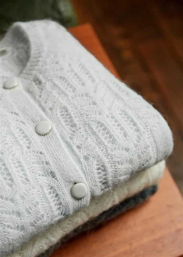 Spring Women Hollow Out Knitted Cardigan O Neck Solid Color Single Breasted Knitted Sweater Knitwear 210918