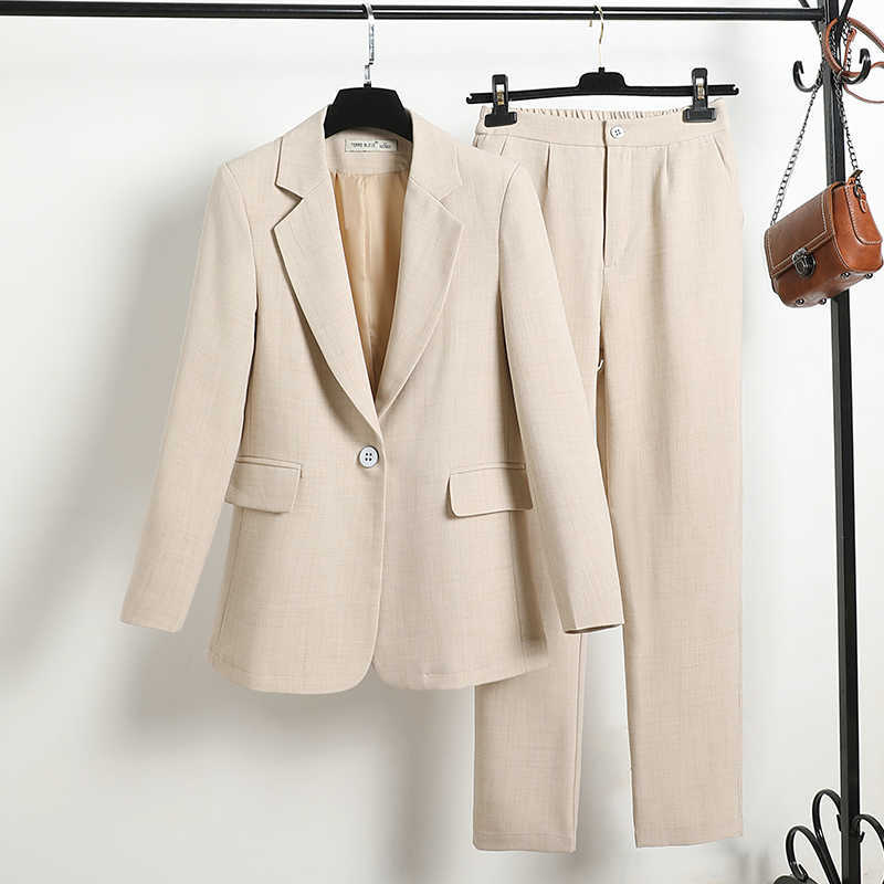 Small Suit Pants High Quality Office Work Wear Autumn and Winter Slim Ladies Plaid Jacket Casual Trousers 210527
Small Suit Pants High Quality Office Work Wear Autumn and Winter Slim Ladies Plaid Jacket Casual Trousers 210527