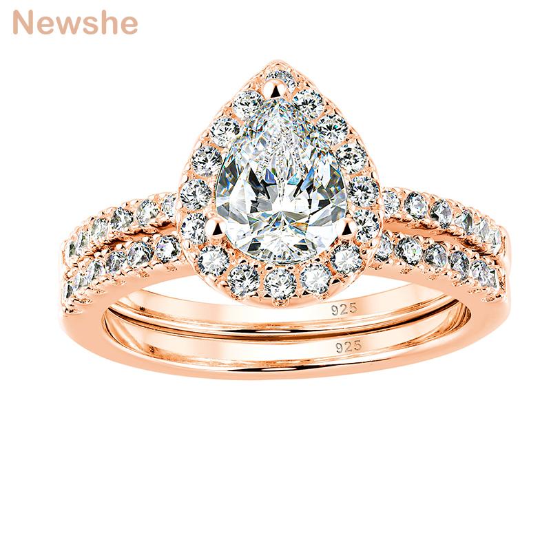 Cluster Rings She Solid 925 Sterling Silver Rose Gold Bridal Set CZ Perfect Cut Engagement Ring Wedding Jewelry For Women, Golden;silver
Cluster Rings She Solid 925 Sterling Silver Rose Gold Bridal Set CZ Perfect Cut Engagement Ring Wedding Jewelry For Women, Golden;silver