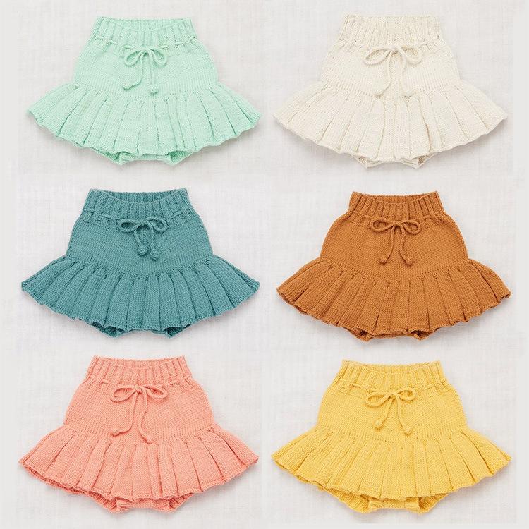 Skirts 2021 Style Girls Cotton Wool Knitted Skirt Pants Short Pleated Small And Medium Sized Comfortable Solid Color Bow-knot, Blue
Skirts 2021 Style Girls Cotton Wool Knitted Skirt Pants Short Pleated Small And Medium Sized Comfortable Solid Color Bow-knot, Blue