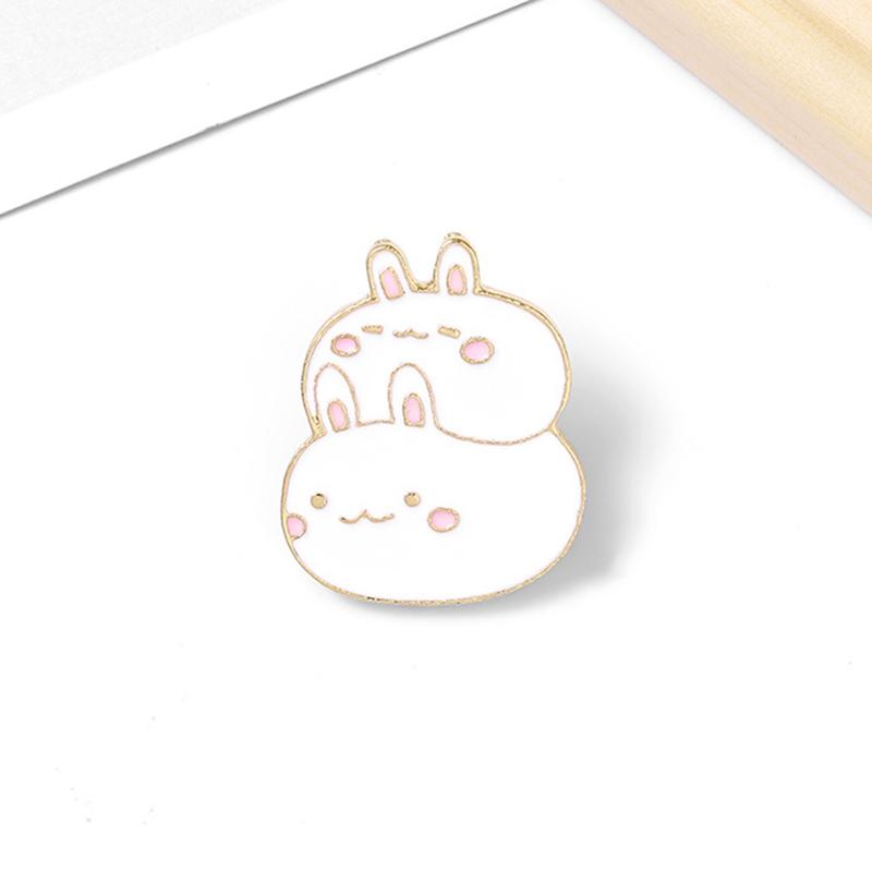 Pins, Brooches Fat Enamel Pins Custom Cute Stacked Rabbits Brooch Lapel Pin Shirt Bag Badge Cartoon Animal Jewelry
Pins, Brooches Fat Enamel Pins Custom Cute Stacked Rabbits Brooch Lapel Pin Shirt Bag Badge Cartoon Animal Jewelry