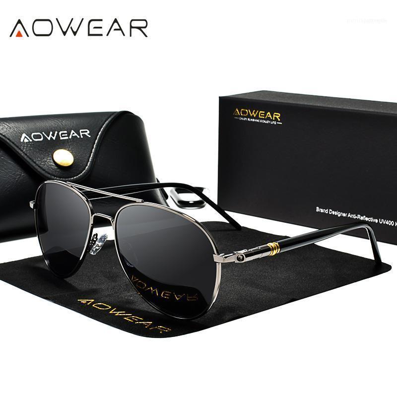 Sunglasses AOWEAR Brand Style Aviation Men Polarized Retro Glasses Man Classic Car Driver With Case Male
Sunglasses AOWEAR Brand Style Aviation Men Polarized Retro Glasses Man Classic Car Driver With Case Male