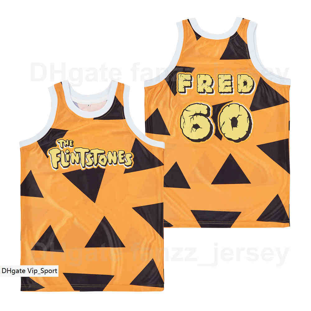 Movie The Flintstones 60 Fred Basketball Jersey 90s Hip Hop High School Breathable HipHop Yellow Team Color For Sport Fans Pure Cotton Shirt
Movie The Flintstones 60 Fred Basketball Jersey 90s Hip Hop High School Breathable HipHop Yellow Team Color For Sport Fans Pure Cotton Shirt