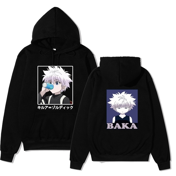2020 Janpanese Anime Hunter X Hunter Killua Hoodie Men Women Unisex Hoodies Sweatshirts Hoodie Y0809