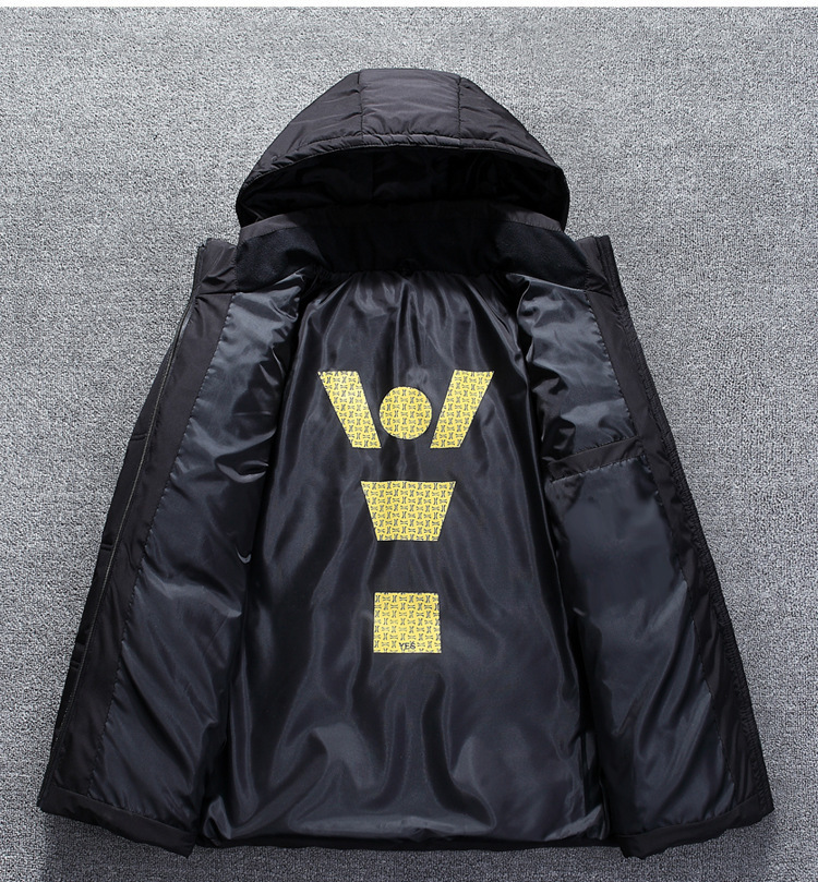 Duck Down Jacket Men Thicken Hooded Long Sleeve Down Zipper Pocket Coat Warm Feather Men Winter Down Jacket Casual Outwear 4XL 201225