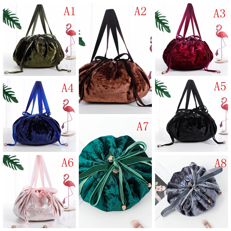 Lazy Cosmetic Bag Large Capacity Velvet Drawstring Cartoon Makeup Organizer Travel Pouch Toiletry Storage Bags, Mix color
Lazy Cosmetic Bag Large Capacity Velvet Drawstring Cartoon Makeup Organizer Travel Pouch Toiletry Storage Bags, Mix color