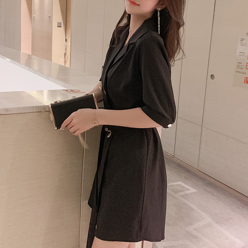 Women Half Sleeve Loose Blazers Vintage Double Breasted Female Sashes Long Blazers Casual Office Lady Jackets Outwears, Black;gray
Women Half Sleeve Loose Blazers Vintage Double Breasted Female Sashes Long Blazers Casual Office Lady Jackets Outwears, Black;gray