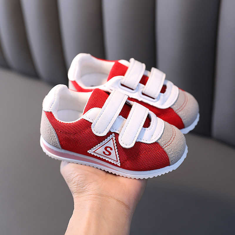 Athletic Outdoor Childrens sports 2025 Spring and Autumn collection boys fashionable soft sole Forrest Gump baby shoes girls casual shoes C260130