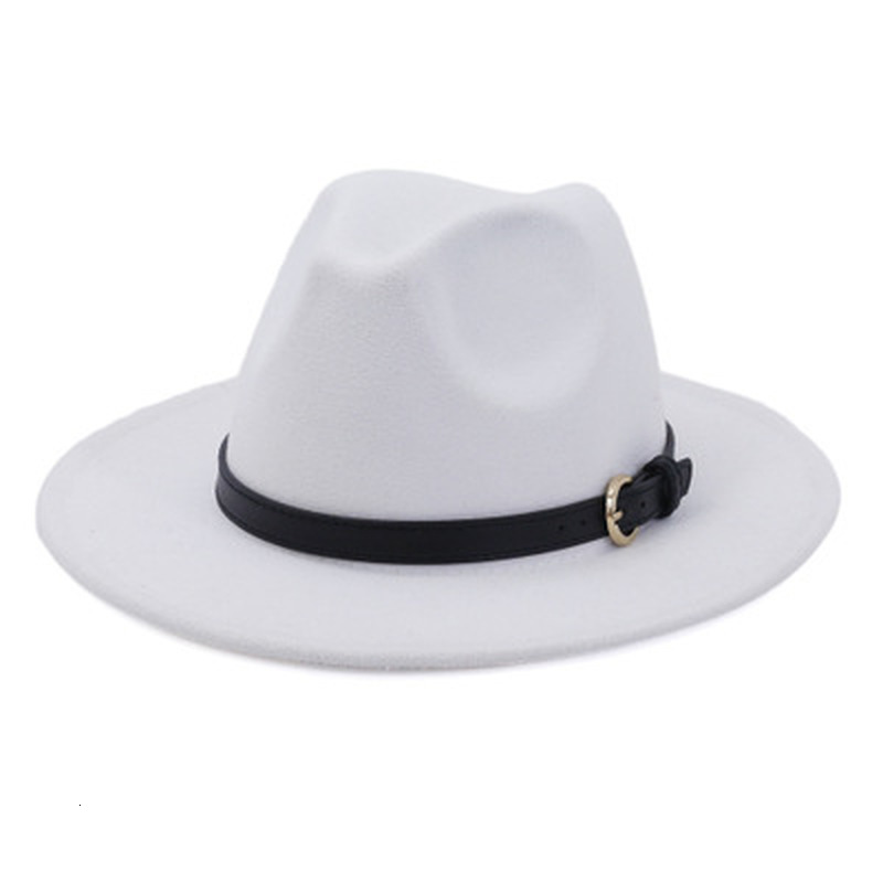 2021 New Fedora Wide Brim Belt Band Felted Women Autumn Blue Red Pink Fascinator Casual Formal Winter Hats Olwj, Beige
2021 New Fedora Wide Brim Belt Band Felted Women Autumn Blue Red Pink Fascinator Casual Formal Winter Hats Olwj, Beige