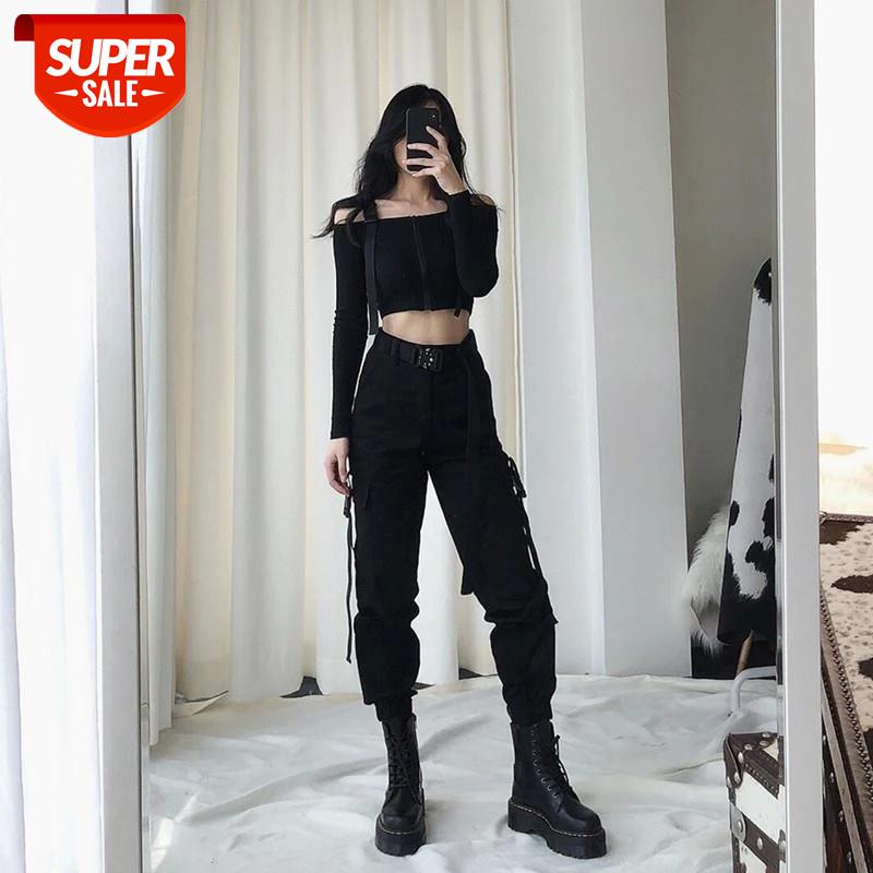 Women cargo pants 2020 spring summer fashion female solid high waist loose harem pant pencil trousers casual cargo pants stree #5E7u, Black;white
Women cargo pants 2020 spring summer fashion female solid high waist loose harem pant pencil trousers casual cargo pants stree #5E7u, Black;white