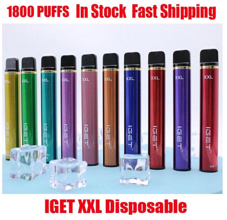 Iget XXL Disposable Pod Device Kit 1800 Puffs 950mAh 7ml Prefilled Vape Stick For Bang SHION Plus Max
Iget XXL Disposable Pod Device Kit 1800 Puffs 950mAh 7ml Prefilled Vape Stick For Bang SHION Plus Max