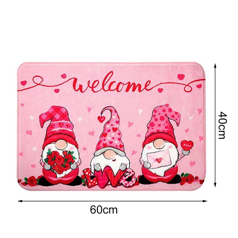 2021 Happy Valentine's Day Gnome Decorative Doormats for Indoor Outdoor Entrance Bathroom Doormat Non Slip Welcome Mats E7
2021 Happy Valentine's Day Gnome Decorative Doormats for Indoor Outdoor Entrance Bathroom Doormat Non Slip Welcome Mats E7
