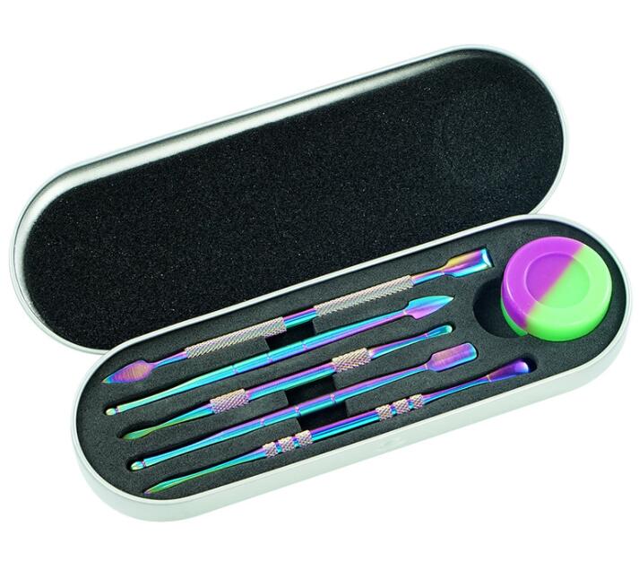 smoking nail dabber tools set 7 dabber +5ml silicone jar dab tool kit Concentrate Wax Oil Vape Pick Tool
smoking nail dabber tools set 7 dabber +5ml silicone jar dab tool kit Concentrate Wax Oil Vape Pick Tool